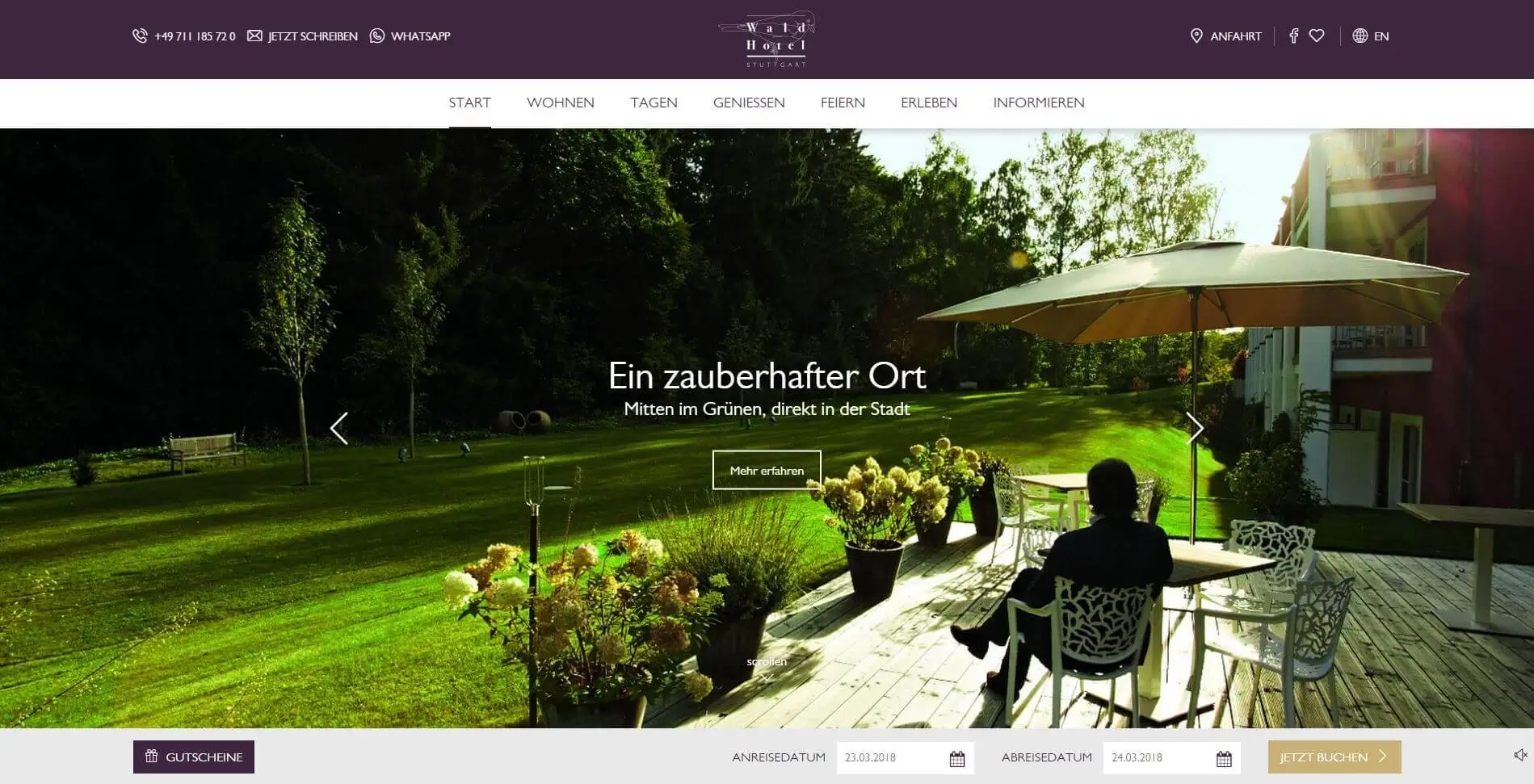 Neue Website online