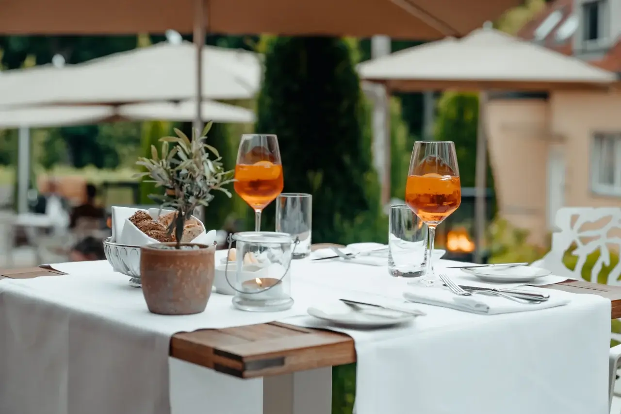 Waldhotel Stuttgart Food Terrasse Aperitif