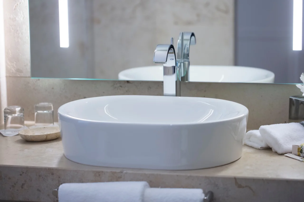 Waldhotel Stuttgart Zimmer Superior Waschbecken